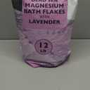 Aromasong RAW Magnesium Bath Flakes with 100% Natural Lavender, 12 Lb. Bulk Muscle Relaxing Organic Salts Mg Chloride, Mineral Soak Salt.