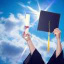 White Graduation Grad Cap Topper, Grad Cap Decorations or Graduation Accessories