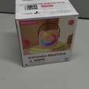 Mini Karaoke Machine, Portable Bluetooth Karaoke Speaker with 2 Wireless Microphones and Party Lights for Kids and Adults, Birthday Gifts for Girls Boys Family Home Party (Black)