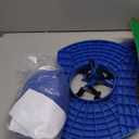 Pogo Jumper with Handle and Ball Pump, High Jump Toy Bounce Jump Trick Board Pogo Bouncing Ball Safe and Fun Pogo Stick for Kids Boys Girls and Adults (Blue)