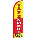 4 Less Co VAPE SMOKE SHOP - Windless Swooper Flag Feather Banner Sign 3x11.5 ft Tall (Flag Only) rz