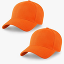 2-Pack Classic Structured Baseball Cap Adjustable Snapback Multipack Ball Caps for Custom Embroidery Running Workouts Outdoor