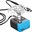 SP-400LV Cat Water Fountain Pump, USB Submersible Replacement Pump for Pet Water Fountain, Compatible with Ceramic, Butterfly, Stainless Steel, Seaside & 360 Cat Dog Dispensers
