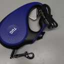 TUG 360 Tangle-Free Retractable Dog Leash with Anti-Slip Handle | 16 ft Strong Nylon Tape | One-Handed Brake, Pause, Lock (Small, Blue)