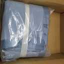 OakRidge Satin Fleece Blanket, Full/Queen, Twin or King Size 100% Polyester Lightweight Fabric and Cozy Satin Binding Edges in Tightly Folding Travel Blanket, Blue