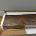 BAYKA Floating Shelves Set of 2, 22.5 inches Farmhouse Rustic Wood Wall Mounted Shelves for Bathroom, Bedroom, Living Room or Kitchen, Hanging Shelf Decor Book with 22lbs Capacity, Rustic Brown