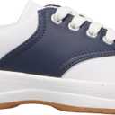 Keds Girls School Days (2.1/2 Kid) (White/Navy) 
