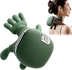 Neck Massager, Electric Neck and Back Massager with Heat, Simulated Human Hand Design Shoulder Neck Massage for Pain Relief and deep Tissue, Shiatsu Massage 4D Kneading, Gifts for Men Women