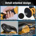 Cordless Buffer Polisher 6 inch with 2Pcs 2.0Ah Rechargeable Batteries Compatible with Makita,and 1 Adapter Charger, 6 variable speed 5500RPM cordless sander, for Car Detailing/Polishing