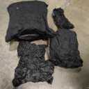 Black Pillow With Polyurethane Foam Inside Pieces