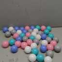 LANGXUN 50 Soft Plastic Ball Pit Balls for Kids, Gift for Baby Toddler Birthday Christmas, Ball Pit Play Tent, Baby Kiddie Pool Water Toys, Party Decoration,  50 Balls, 5 Macaron Colors