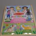 Melissa & Doug Best Friends Magnetic Dress-Up Wooden Dolls Pretend Play Set (78 pcs)
