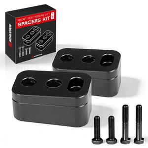 2PCS Front Seat Recline Lift Spacers Kit - Adjustable Seat Riser Blocks for 2022-2025 3rd Gen Toyota Tundra (Driver/Passenger Compatible) | Enhanced Seat Height & Recline Adjustment Accessories