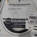 KOHLER 20111-0 Brevia, Slow Close Toilet Seat, Round Toilet Seat, Grip-Tight Bumpers Quick-Attach Hardware, White
