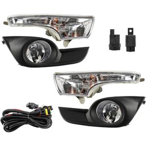 Front Fog Lights with Cover Turn Signal Light Assembly kit Fit for Altima 2013-2015 NI2531118
