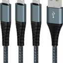 iPhone Charger Cable 6ft 3Pack, [Apple MFi Certified ] Lightning Cable Nylon Braided USB Fast iPhone Charging Cables Cord Compatible with iPhone14/13/12/12Pro/12ProMax/11/11Pro/XS MAX/XR/XS/X/8/7 (3 Pack 6ft)