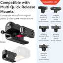 Xplorer Grip Kit Bundle(Camera Grip&Cage&Quicke Release Mount) for Insta360 Ace Pro 2/Ace Pro/Ace Extended Holder Mount with Adjustable Shutter Button (Model Bundling 2)