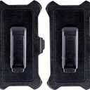 2 Pack Belt Clip Holster Compatible with Otterbox Defender Series Case for iPhone 13, iPhone 13 Pro,iPhone 12, iPhone 12 Pro [6.1'',Case Not Included]