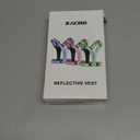 Zacro LED Reflective Vest Running Gear, 5 Lights Colors High Visibility Reflective Running Gear Rechargeable Light Up Running Vest for Walking Running Cycling, Adjustable for Men Women Kids (Bright Green)