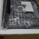 Shintenchi Dog Crate Furniture, Double-Doors Kennel Indoor with Removable Tray, End Table Dog House for Small Breed, 27.2" L, Grey