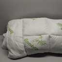 Mattress Topper Twin Size, Cooling Extra Thick Breathable Viscose Made from Bamboo Mattress pad, Soft Quilted Fitted Mattress Cover with 1000 GSM Down Alternative Fill 65"