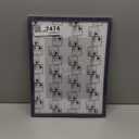 An&He 12x16 inch Picture Frame, Blue Simple Photo Frame for Decorative Artwork, Suitable for Tabletop, Desk, Bookshelf and Wall Display, Photo Gallery Decor