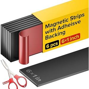 Magnetic Strips With Adhesive Backing
