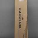 Sportneer Camping Cot: 78.3"x28.7"x14.6" Comfort Cot Bed for Camping Traveling Guest Bed, Sleeping Cots for Adults with Side Pockets & Storage Bag - Ease of Assembly, Support 330 Lbs (Black)