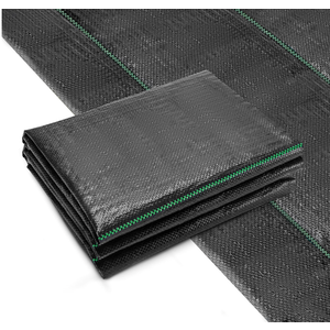 GRASSCLUB 4ft x 100ft Weed Barrier Landscape Fabric, Heavy Duty Premium Weed Control Fabric, Durable Weed Block Gardening Mat