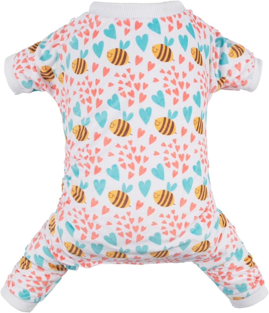 CuteBone Dog Pajamas Clothes P179M, Medium (Bee)