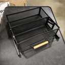 Upper Cabinet Pull out Basket, Black