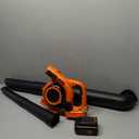 BLACK+DECKER 40V MAX Cordless Blower, Hard Surface Sweeper, Variable Speed Up To 120 MPH, with Battery and Charger (LSW36)