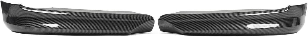 Keenso Front Bumper Spoiler Lip, 2PCS Aerodynamic Fit for 3 Series E90 Sedan Pre LCI 2005?2008 (Carbon Fiber )