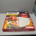 Half-Moon Ceramic Heat Deflector Plates for Kamado Joe Big Joe I, II, III - 19.8 Inch Pizza Stone - Kamado Joe Accessories and Replacement Parts by Smoker Chef - 2-Pack