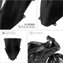 Motorcycle Windscreen Double Bubble Windshield Windscreen Sports Visor Compatible with Honda CBR1000RR CBR 1000RR 2020-2023 Windscreen Wind Deflector Windscreen Protector