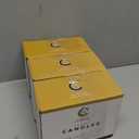 Candle Charisma 50 Yellow Spell Candles - 4" Unscented Paraffin Chime Candles, Smokeless & Dripless, Colored Candles, Long Burn Time 1/2 Inch Taper Candles for Rituals, Witchcraft and Parties