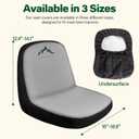 Himal Riding Lawn Mower Seat Cover, Durable 600D Polyester Oxford Durable Tractor Seat Cover (Medium) (M)