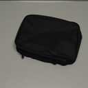 Bible Cover with Durable Handle, Carrying Book Case Church Bag Bible, Protective with Zippered Pocket, Bible Study Accessories Supplies, Book Protector for Book Lovers, Black