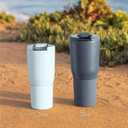 BrMate Nav 25oz 100% Leak Proof Insulated Travel Tumbler with Magnetic BevLock Lid - Double Wall Cup-Holder Friendly Stainless Steel Mug (Lavender)