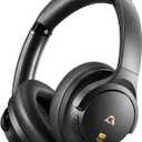 1Mii AI Y8 Active Noise Cancelling Headphones, Wireless Headphones Over Ear Bluetooth 6.0, LDAC Hi-Res Audio,100H Playtime with AI Translation Voice Chat Custom EQ via App for Travel/Home/Office-Black