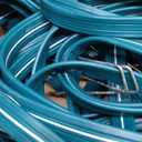 LINEX Sprinkler Soaker Hose 15 ft 2 pack for Garden Lawn Watering Hose with Stakes