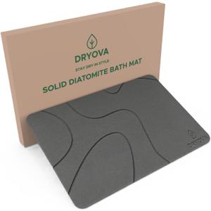 Large Stone Bath Mat  Natural Diatomaceous Earth Mat, Non-Slip & Super Absorbent, Quick Drying, Easy to Clean  Bathroom Floor Stone Mat (23.6"x15.4", Dark Gray Wave) Large Stone Bath Mat  Natural Diatomaceous Earth Mat, Non-Slip & Super Absorbent, Quick Drying, Easy to Clean  Bathroom Floor Stone Mat (23.6"x15.4", Dark Gray Wave)