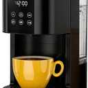 COWSAR Single Serve Coffee Maker, Coffee Brewer for Capsule and Ground Coffee, Capsule Coffee Machine with 40 Oz Water Tank, Instant-Heat (Large)