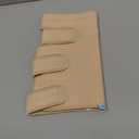 Beltwell Lymphedema Compression Calf Wrap Adjustable Calf Brace Sleeve for Men & Women, Swelling, Edema, Varicose Veins & Circulation Support Pain Relief M - SHORT, Beige