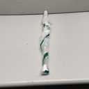 Twirling Baton Spinning Dance Baton Metal Gymnastics Parade Stick for Child in Majorette (White, 1 Pack)