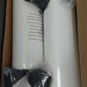 Outdoor Chaise Lounge Cushion Set of 2 with Head Pillow and Side Pockets, Water Repellent & Weather Resistant Patio Recliner Lounge Chair Cushions for Lawn, Pool & Beach (Black Stripe, 72" x 21")