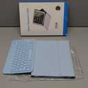 Keyboard Case for iPad 11th 10th Generation - iPad 10th Generation Case with Detachable Wireless Keyboard - Smart Folio Cover with Pencil Holder for 11-inch A16 2025 10.9-inch 2022, Blue