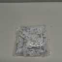 100 Pack Magnetic Christmas Light Clips, Upgraded Anti-Slip Metal Roof Christmas Light Hooks for C9 C7 Sockets, Weather-Resistant String Lighting Clips for Outside Gutters Patio Holiday (White)