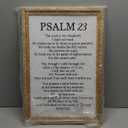Psalm 93 Rustic Bible Verse Framed Wall Art, 16''×23'' Positive Religious Christian Lords Prayer Sign for God Jesus Christ Prayer, Vintage Holy Horizontal Inspirational Catholic Scripture Decor