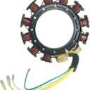 Stator For Mercury 174-2075K2 Outboard 30,40,50,55,60,65,75,80,90,100,115,120 HP 398-832075A21,832075A5,832075A17,832075A4 16-Amp 2,3,4 Cylinder 2-Stroke Force